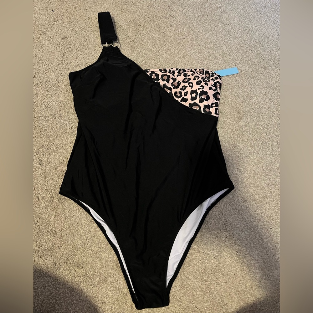 NWT, Popvil One Shoulder Swim Suit